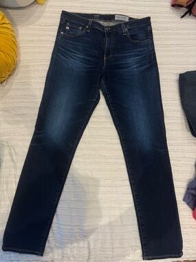 AG Adriano Goldschmied Dark Blue Skinny Jeans